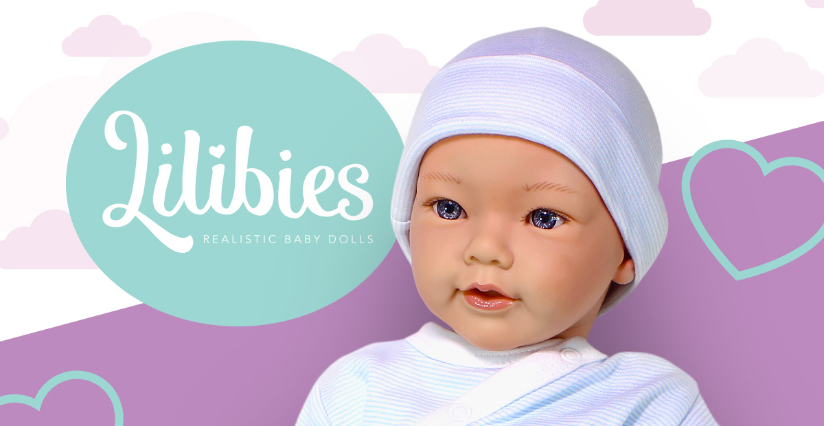 realistici neonato bambina children's Doll 50 cm AMALIE lilibies realistico Baby Dolls 